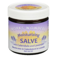 Works Wonders - Moisturizing Salve with Calendula and Lavender, 100 Millilitre