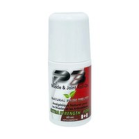 P3 - Natural Muscle &  Joint Roll On Extra Strength, 60 Millilitre