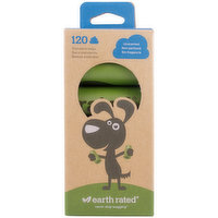Earth Rated - Dog Poop Bags Unscented, 120 Each