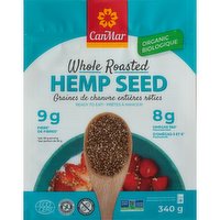 Canmar Grain - Organic Whole Roasted Hemp Seed, 340 Gram