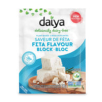 Daiya - Dairy Free Feta Flavour Vegan Cheese Block, 185 Gram