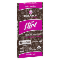 Zazubean - Flirt Dark Chocolate - Raspberry & Cherry