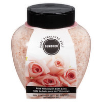 Sundhed - Pure Himalayan Bath Salts - Rose Scented, 850 Gram