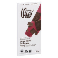 Theo - Dark 70% Chocolate, 85 Gram