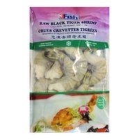 3 Fish - Frozen Black Tiger Shrimp H/L 13/15, 454 Gram