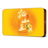 Hernan Food - Durian  M.King Snowy Mooncake, 8 Pack, 400 Gram