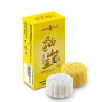 Hernan Food - Durian M.King Snowy Mooncake, 2 Pack, 100 Gram