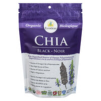 Ecoideas - Chia Seeds Black, 454 Gram