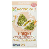 Konscious - Plant-based Onigiri Vegetable Curry, 204 Gram