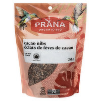 Prana - Organic Raw Cacao Nibs, 250 Gram