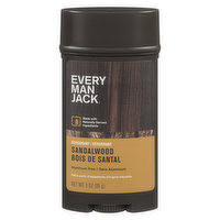 Every Man Jack - Deodorant, Sandalwood, 85 Gram