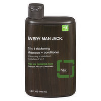 Every Man Jack - Shampoo 2 in 1 Thickening Tea Tree, 400 Millilitre