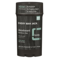 Every Man Jack Every Man Jack - Sea Salt Deodorant for Men, 76.5 Gram