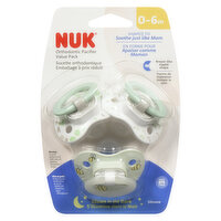 NUK - Pacifier - Glow-in-the-Dark Value Pack 0-6 m, 3 Each