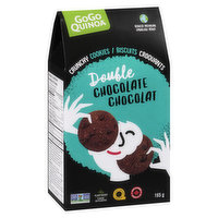 GO GO Quinoa - Double Chocolate Crunchy Cookies, 165 Gram