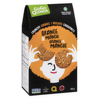 GO GO Quinoa - Orange & Mango Crunchy Cookies, 165 Gram