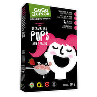 GO GO Quinoa - Cereal Strawberry Pops Organic, 260 Gram