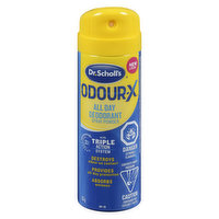 Dr Scholls - Odour-X All Day Deodorant Spray Powder, 133 Gram