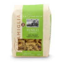 La Famiglia - Fusilli Al Bronzo - Organic, 500 Gram