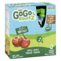 Gogo Squeez - Fruit Sauce, Apple, 4 Each