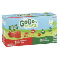 GoGo Squeez - Fruit Sauce, Apple & Apple Strawberry