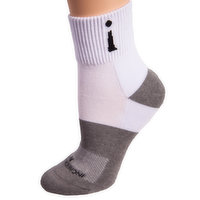 Incrediwear - Incredisock Active Quarter White Small, 1 Each