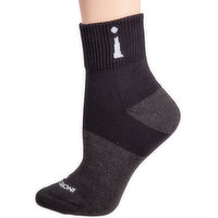 Incrediwear - Incredisock Active Quarter Black Medium, 1 Each