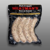 Meatman's - Pork & Apple Sausages, 400 Gram