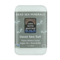 One With Nature - Soap Dead Sea Salt, 200 Gram