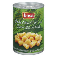 kosa - Can Baby Corn Cut, 425 Gram