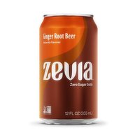 Zevia - Ginger Root Beer, 355 Millilitre