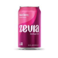 Zevia - Black Cherry, 355 Millilitre