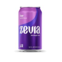 Zevia - Grape Soda, 355 Millilitre