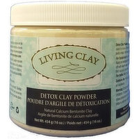 Living Clay - Detox Clay Powder, 454 Gram