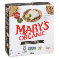 Mary's - Organic Black Pepper Crackers, 184 Gram
