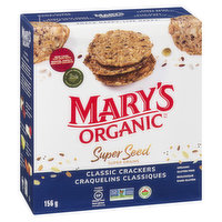 Marys Organic - Organic Crackers Super Seed, Classic, 156 Gram