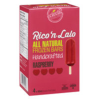 Rico 'n Lalo - Handcrafted Fruit Bars - Raspberry, 4 Each