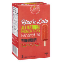 Rico N Lalos - Frozen Bar Watermelon, 4 Each