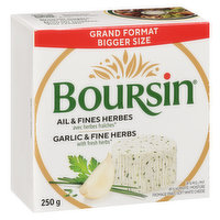 Boursin - Garlic & Fine Herbs, 250 Gram