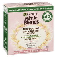 Garnier - Whole Blends Oat Delicacy Softening Shampoo Bar, 60 Gram