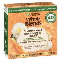 Garnier - Whole Blends Argan Nourishing Shampoo Bar, 60 Gram