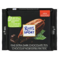 Ritter Sport - Chocolate 70% Extra Dark, 100 Gram