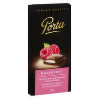 Porta - Chocolate Bar, Raspberry, 100 Gram
