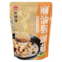 Bull Head - Hot Pot Soup Base -Sesame Oil With Mushroom, 960 Gram