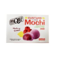 Taiwan Dessert - Mochi Custard Raspberry, 168 Gram