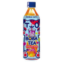 Boba Cat - Berry Medley Popping Boba Bubble Tea, 500 Millilitre