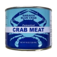 Saravia - Cooked Blue Crab Meat, 454 Gram