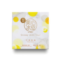 Hong Kong Mei Xin - Snowy Mini Four Moon cake, Mango Series, 120 Gram