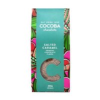 Cocoba - Salted Caramel Drinking Chocolate Flakes, 250 Gram
