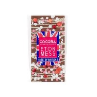 Cocoba - Eton Mess Chocolate Bar, 100 Gram